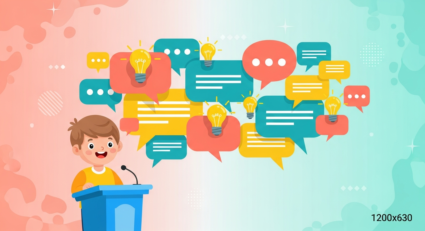 Speech Topic Generator for Kids | School of Confidence